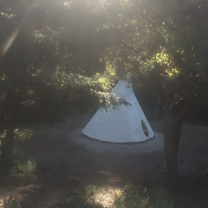 Tipi at The Sanctuary of the Heart in Bonny Doon, CA